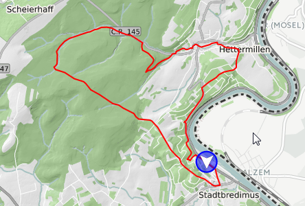 Circuit pédestre Stadtbredimus